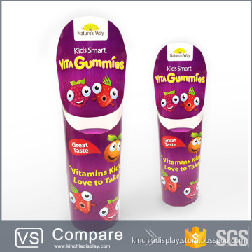 Round Shape Recycing Cardboard Candy Dump Bin